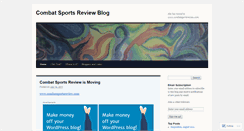 Desktop Screenshot of combatsportsreviewblog.wordpress.com