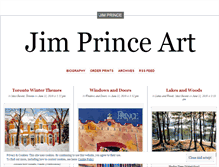 Tablet Screenshot of jimprinceart.wordpress.com