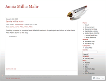 Tablet Screenshot of jamiamillia.wordpress.com