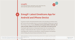 Desktop Screenshot of emogif01.wordpress.com