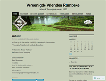 Tablet Screenshot of devereenigdevriendenrumbeke.wordpress.com