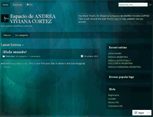 Tablet Screenshot of andicortez.wordpress.com