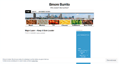 Desktop Screenshot of bmoreburrito.wordpress.com