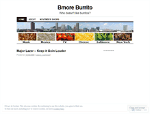 Tablet Screenshot of bmoreburrito.wordpress.com