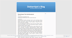 Desktop Screenshot of doktertipis.wordpress.com
