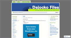 Desktop Screenshot of dajocko.wordpress.com