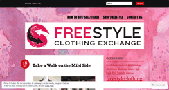 Desktop Screenshot of freestyleclothingexchange.wordpress.com