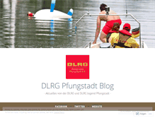 Tablet Screenshot of dlrgpfungstadt.wordpress.com