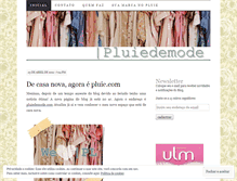 Tablet Screenshot of pluiedemode.wordpress.com