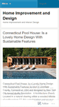 Mobile Screenshot of homeimprovedesign.wordpress.com