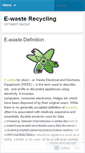 Mobile Screenshot of ewaste08.wordpress.com