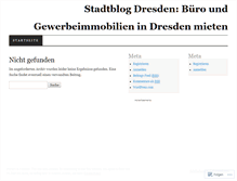 Tablet Screenshot of dresdenbuero.wordpress.com