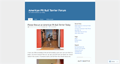 Desktop Screenshot of apbt.wordpress.com