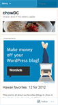 Mobile Screenshot of chowdc.wordpress.com