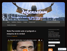 Tablet Screenshot of defensatum.wordpress.com