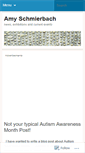 Mobile Screenshot of amyschmierbach.wordpress.com