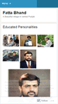 Mobile Screenshot of fattabhand.wordpress.com