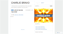 Desktop Screenshot of charliebravomusic.wordpress.com