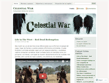 Tablet Screenshot of celestialwar.wordpress.com