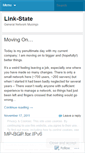 Mobile Screenshot of linkstate.wordpress.com