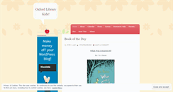 Desktop Screenshot of library4kids.wordpress.com