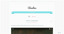 Desktop Screenshot of claudiaflores.wordpress.com