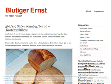 Tablet Screenshot of blutigerernst.wordpress.com