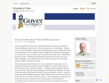 Tablet Screenshot of garygover.wordpress.com