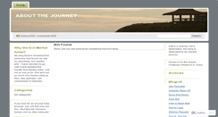 Desktop Screenshot of aboutthejourney.wordpress.com