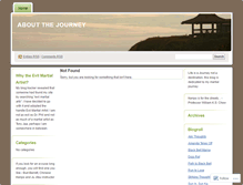 Tablet Screenshot of aboutthejourney.wordpress.com