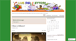 Desktop Screenshot of clubdeilettori.wordpress.com