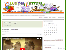 Tablet Screenshot of clubdeilettori.wordpress.com