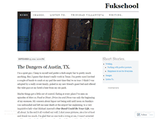 Tablet Screenshot of fukschool.wordpress.com