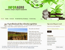 Tablet Screenshot of inforagro.wordpress.com