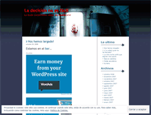 Tablet Screenshot of ladecision.wordpress.com