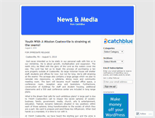 Tablet Screenshot of catchbluemedia.wordpress.com