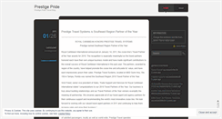 Desktop Screenshot of prestigepride.wordpress.com