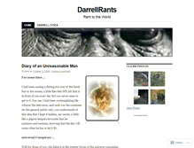 Tablet Screenshot of darrellrants.wordpress.com