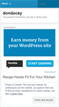 Mobile Screenshot of dondacey.wordpress.com