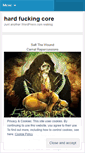 Mobile Screenshot of fuckinghardcorexxxv2.wordpress.com