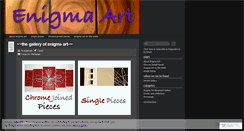 Desktop Screenshot of enigmaart.wordpress.com