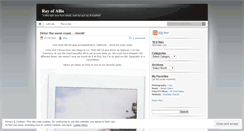 Desktop Screenshot of alliemariephoto.wordpress.com