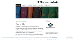 Desktop Screenshot of blogguercedario.wordpress.com