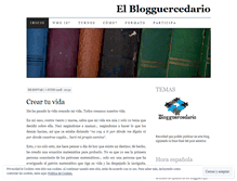 Tablet Screenshot of blogguercedario.wordpress.com