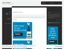 Tablet Screenshot of garynisbet.wordpress.com