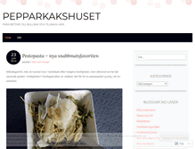 Tablet Screenshot of pepparkakshuset.wordpress.com