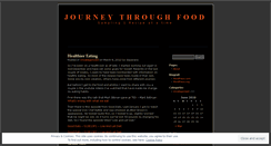 Desktop Screenshot of journeythroughfood.wordpress.com