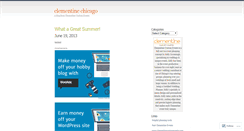 Desktop Screenshot of clementinechicago.wordpress.com