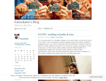 Tablet Screenshot of fareezkario.wordpress.com