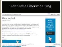 Tablet Screenshot of johnreidliberation.wordpress.com